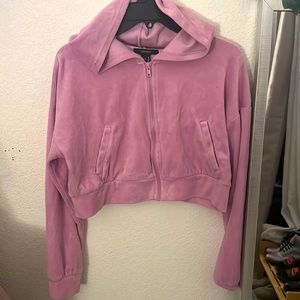 Cropped forever 21 hoodie